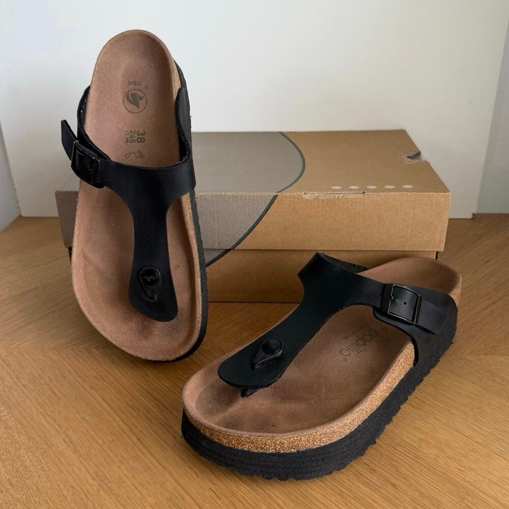 Papillio By Birkenstock Gizeh Vegan Unisex Platform Sandals- SZ M 5- W 7